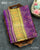 Traditional Navratna Bhat Purple Single Ikat Rajkot Patola Saree