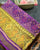 Traditional Navratna Bhat Purple Single Ikat Rajkot Patola Saree