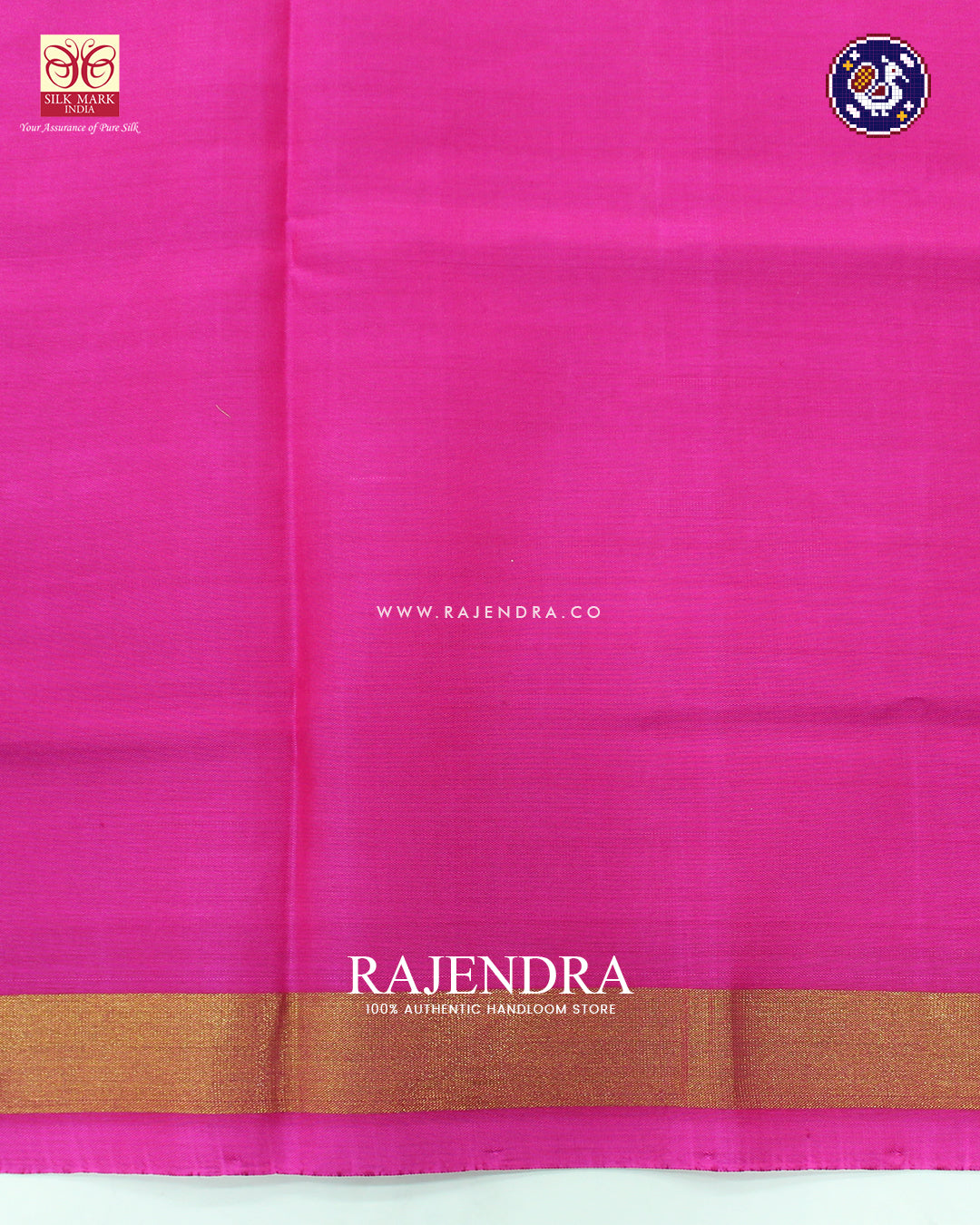 Traditional Navratna Design Pink Rajkot Patola Saree