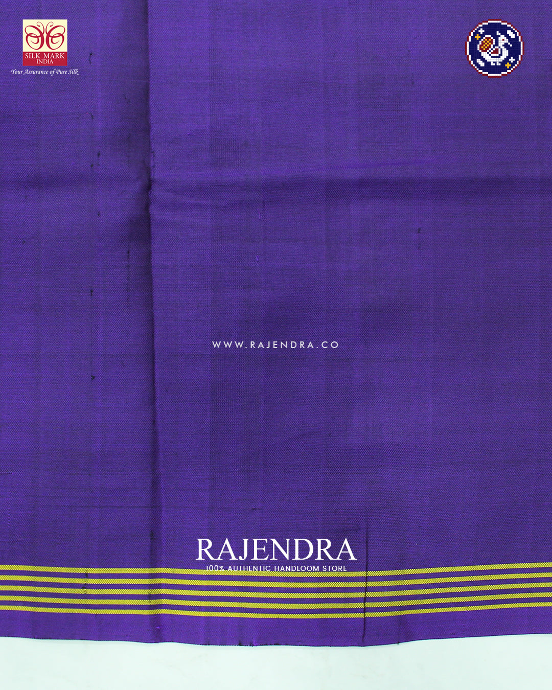 Traditional Navratna Design Purple Ikat Rajkot Patola Saree
