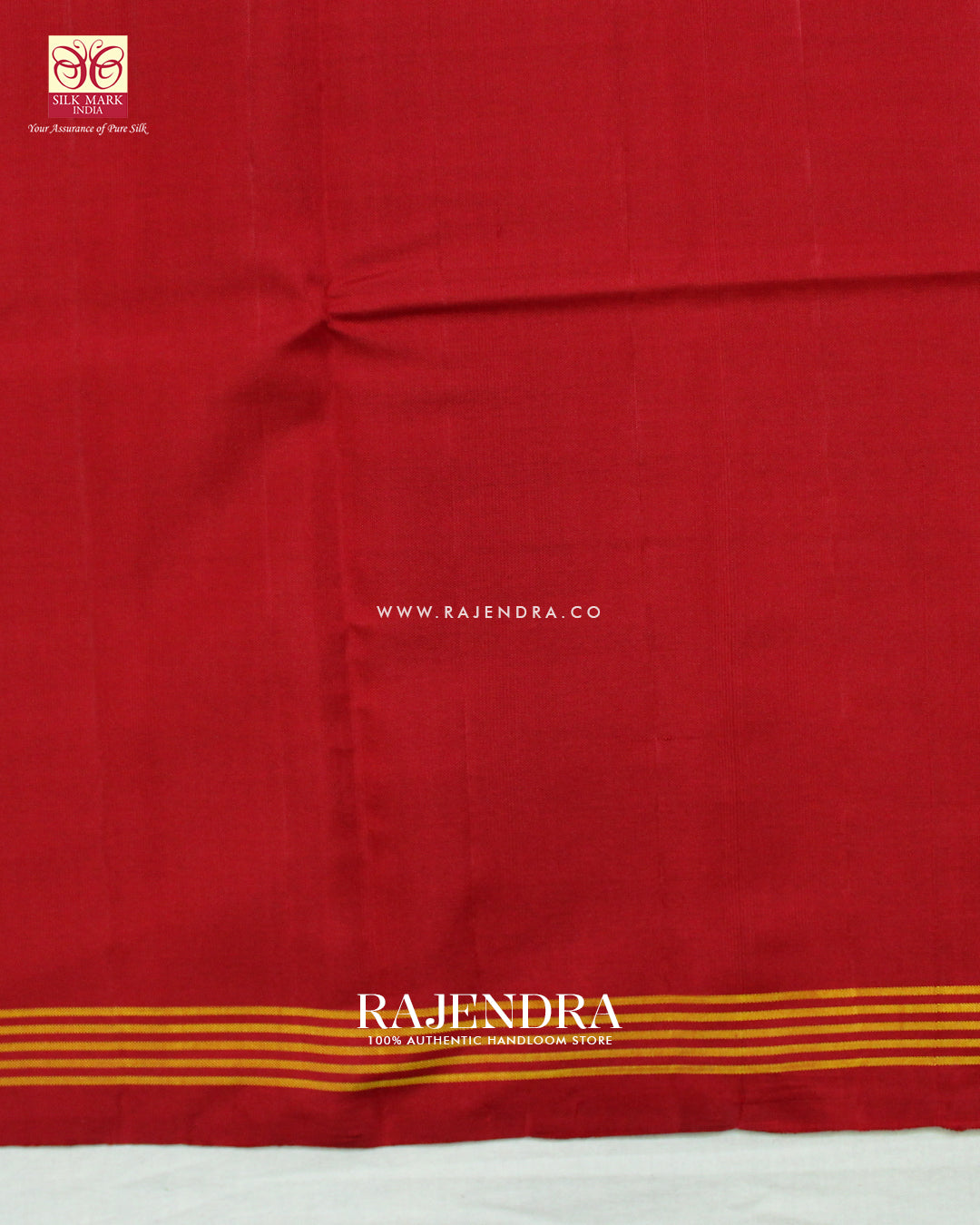 Traditional Navratna Bhat Red Semi Double Ikat Rajkot Patola Saree