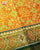 Handwoven Navratna Design Green and Golden Single Ikat Rajkot Patola Saree