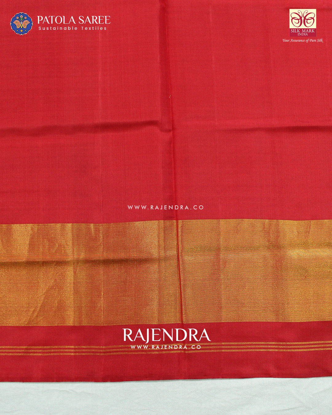 Traditional Navratna Light Blue Single Ikat Rajkot Patola Saree