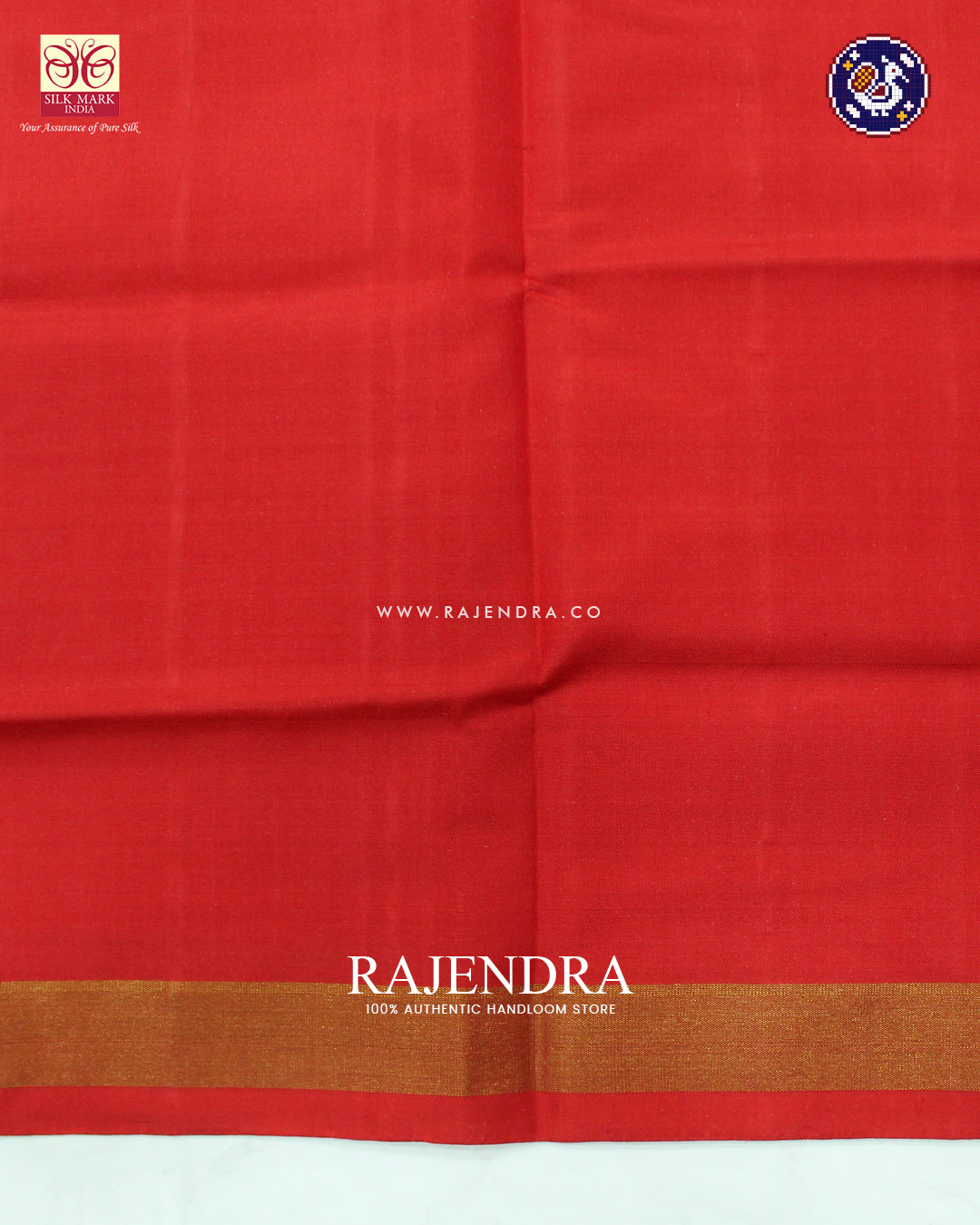Traditional Navratna Mix Design Red Rajkot Patola Saree