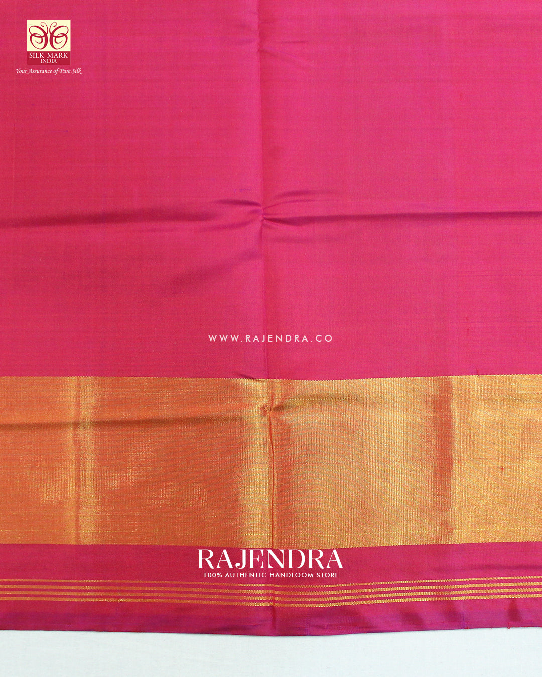 Traditional Navratna Design Pink and Blue Single Ikat Rajkot Patola Saree