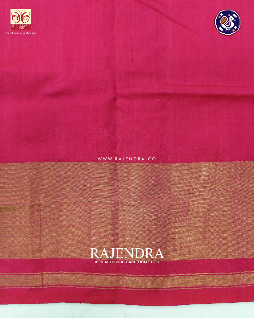 Traditional Navratna Design Peach Pink Rajkot Patola Saree