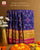 Traditional Navratna Bhat Pink and Blue Single Ikat Rajkot Patola Saree