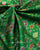 Traditional Navratna Bhat Pink and Green Single Ikkat Rajkot Patola Saree