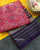 Traditional Panchanda Design Dark Pink and Purple Single Ikat Rajkot Patola Dupatta