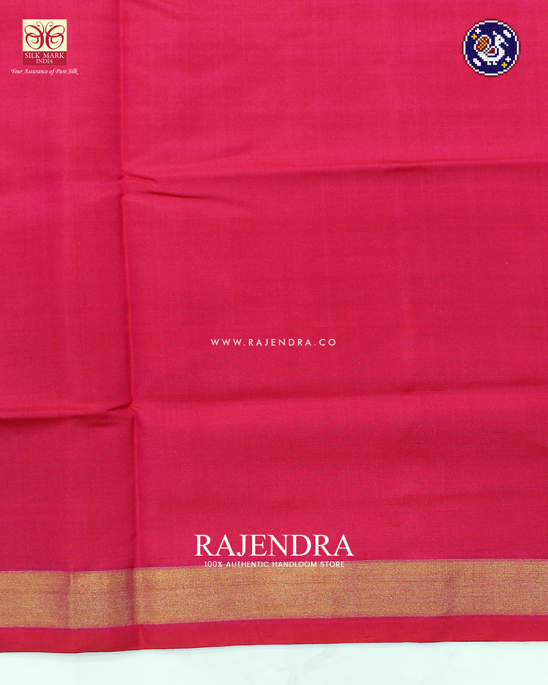 Traditional Navratna Design Pink Rajkot Patola Saree