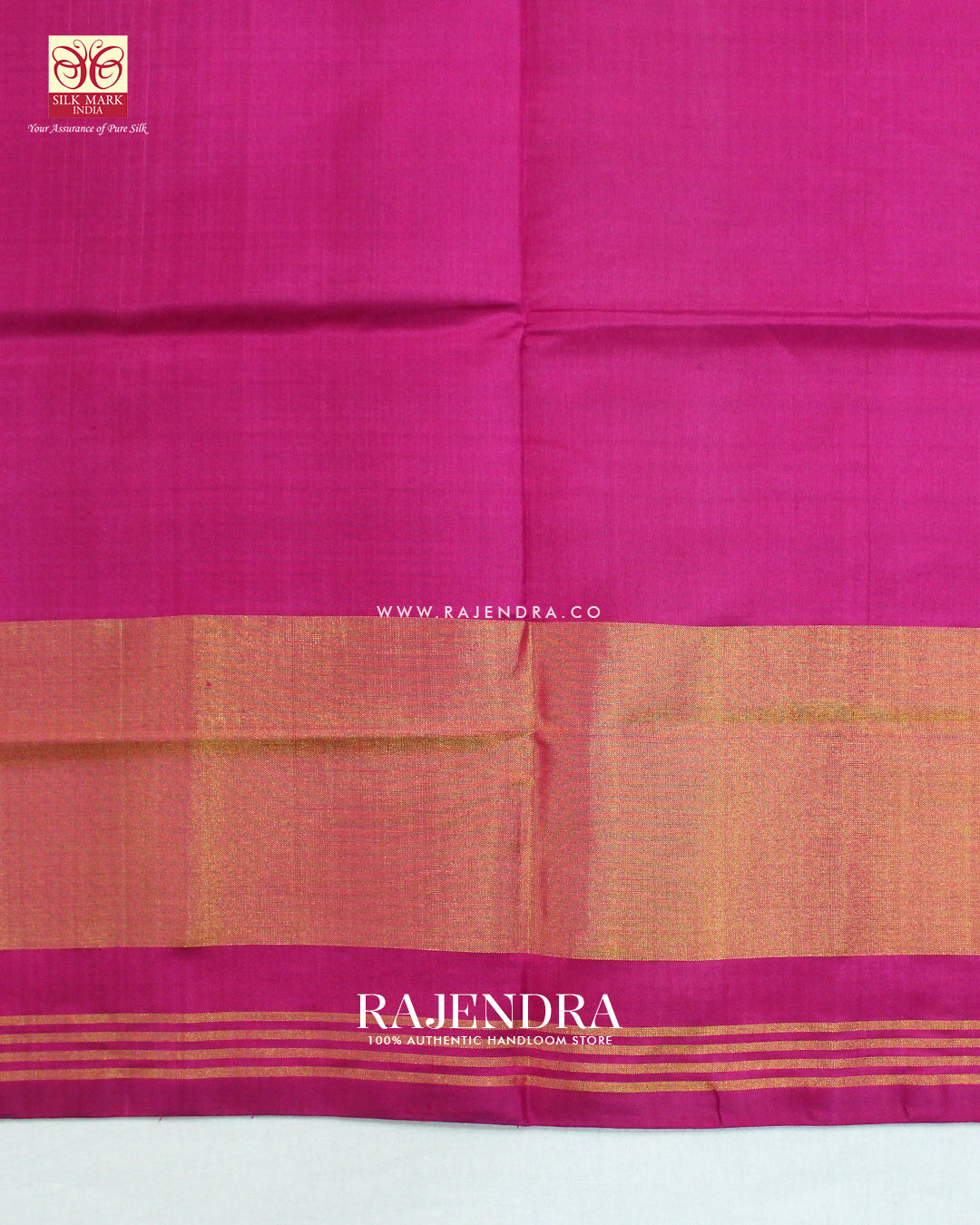 Traditional Navratna Design Pink and Blue Single Ikat Rajkot Patola Saree