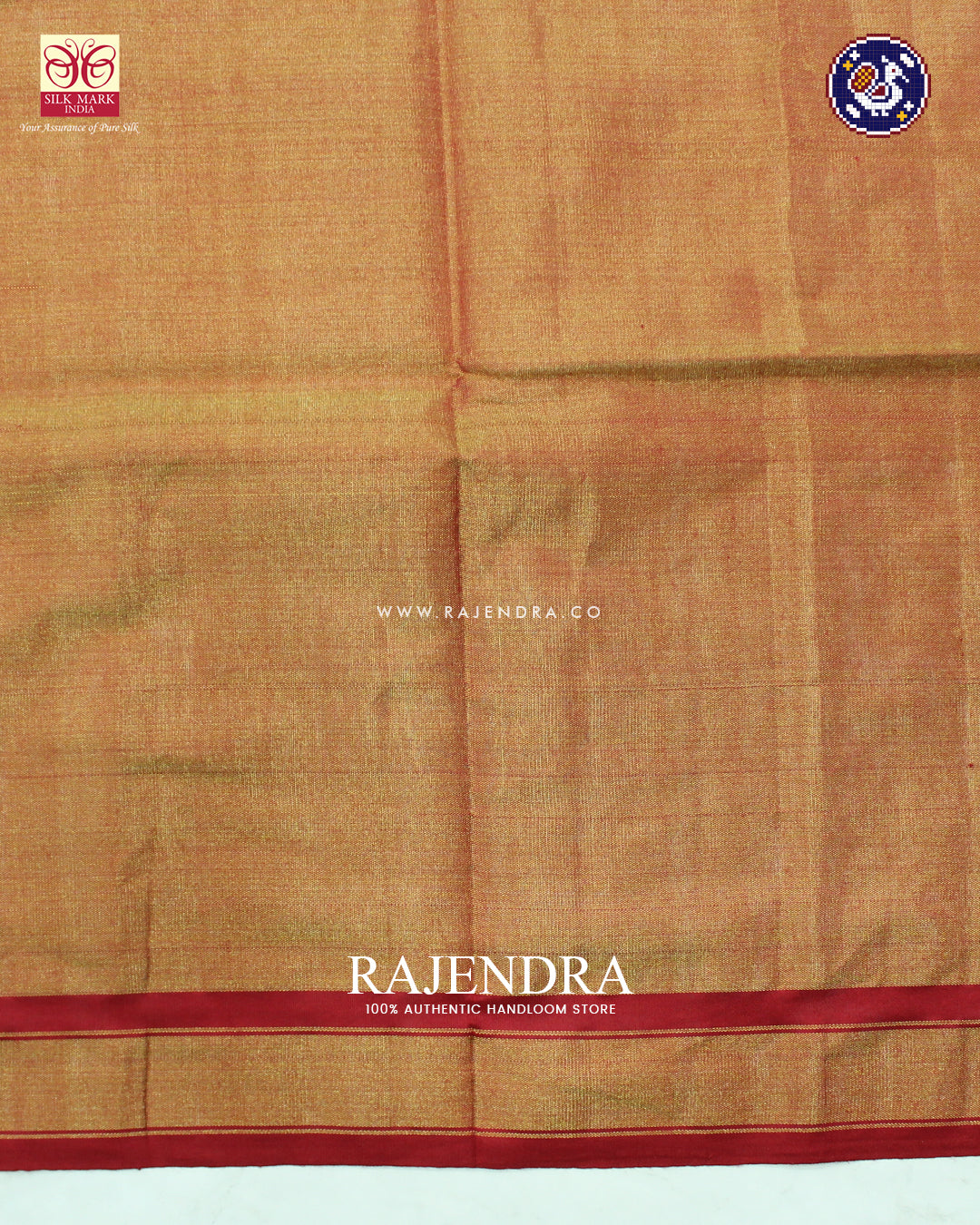 Traditional Navratna Design Red and Pink Zari Tissue Rajkot Patola Saree