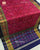 Traditional Navratna Bhat Pink and Blue Single Ikat Rajkot Patola Saree