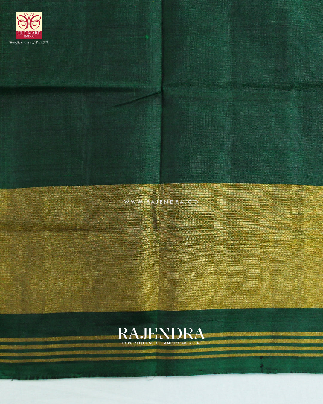 Traditional Navratna Design Green Mustard Single Ikat Rajkot Patola Saree