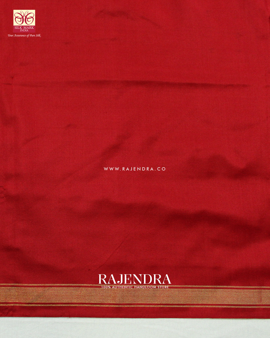 Traditional Navratna Design Red and Blue Ikat Rajkot Patola Saree