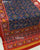 Traditional Navratna Design Red and Blue Semi Double Ikat Rajkot Patola Saree
