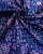 Exclusive Navratna Red and Blue Semi Double Ikat Rajkot Patola Saree