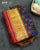 Traditional Navratna Design Red and blue Single Ikat Rajkot Patola Saree