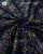 Traditional Navratna Bhat Red and Blue Single Ikat Rajkot Patola Saree