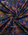 Traditional Navratna Design Red and blue Single Ikat Rajkot Patola Saree