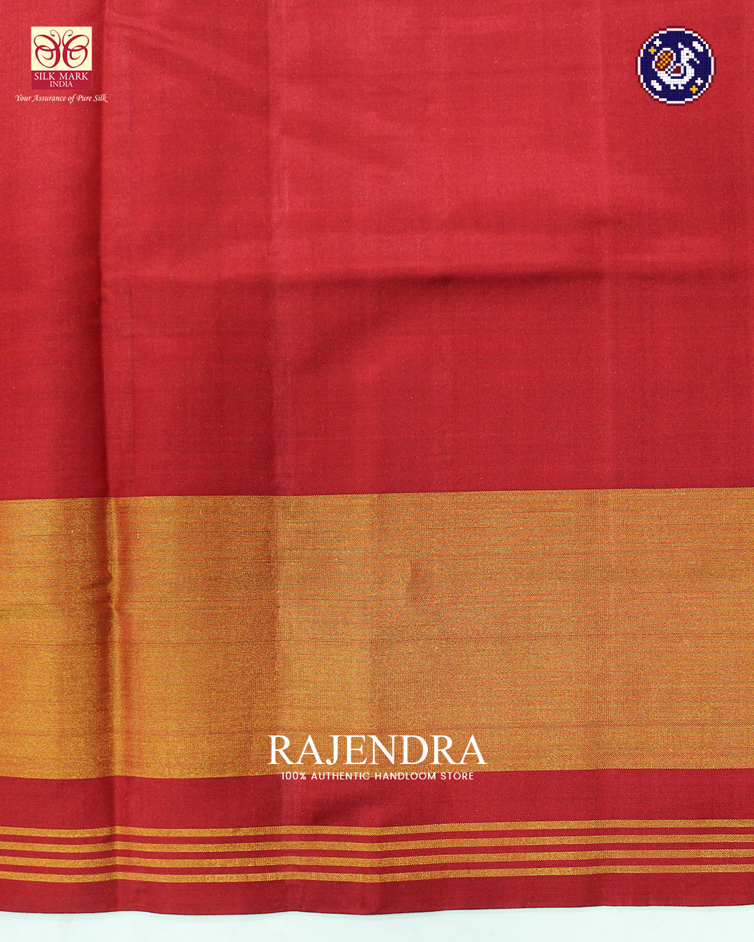 Traditional Navratna Design Red and Green Rajkot Patola Saree