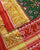 Traditional Navratna Design Red and green Single Ikat Rajkot Patola Saree