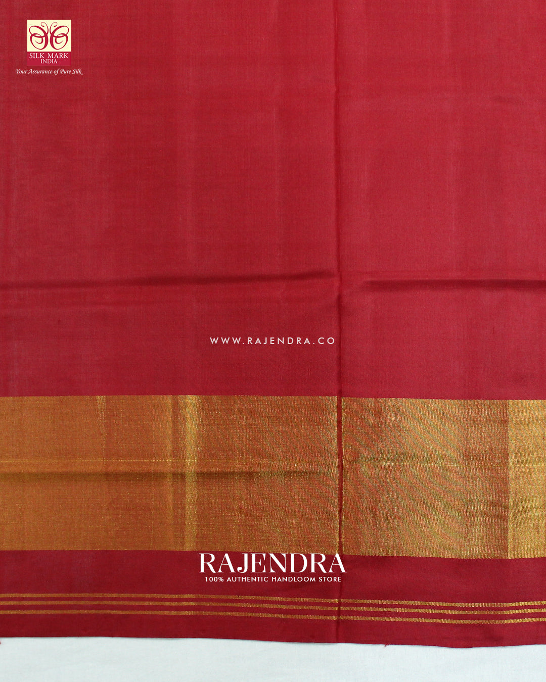 Traditional Navratna Design Red Single Ikat Rajkot Patola Saree