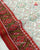 Traditional Navratna Design Red and White Semi Double Ikat Rajkot Patola Saree