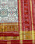 Traditional Navratna Design Red and White Single Ikat Rajkot Patola Saree