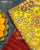 Traditional Navratna Red and Yellow Semi Double Weave Rajkot Patola Dupatta