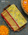 Traditional Navratna Red Yellow Zari Tissue Single Ikat Rajkot Patola Saree