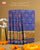 Traditional Panchanda Bhat Blue Single Ikkat Rajkot Patola Saree