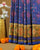 Traditional Panchanda Bhat Blue Single Ikkat Rajkot Patola Saree