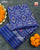 Traditional Panchanda Bhat Navy Blue Single Ikat Rajkot Patola Dupatta