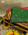 Traditional Panchanda Bhat Pink and Green Single Ikat Rajkot Patola Saree