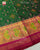 Traditional Panchanda Bhat Pink and Green Single Ikat Rajkot Patola Saree