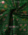 Traditional Panchanda Bhat Pink and Green Single Ikat Rajkot Patola Saree