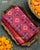 Traditional Panchanda Bhat Pink Semi Double Ikat Rajkot Patola Saree
