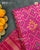Traditional Panchanda Bhat Pink Single Ikat Rajkot Patola Dupatta