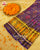 Traditional Panchanda Bhat Purple Single Ikat Rajkot Patola Saree