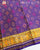 Traditional Panchanda Bhat Purple Single Ikat Rajkot Patola Saree