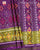 Traditional Panchanda Bhat Single Ikat Purple Rajkot Patola Saree