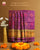 Traditional Panchanda Bhat Purple Single Ikkat Rajkot Patola Saree