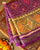 Traditional Panchanda Bhat Purple Single Ikkat Rajkot Patola Saree