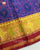 Traditional Panchanda Bhat Purple Single Ikkat Rajkot Patola Saree