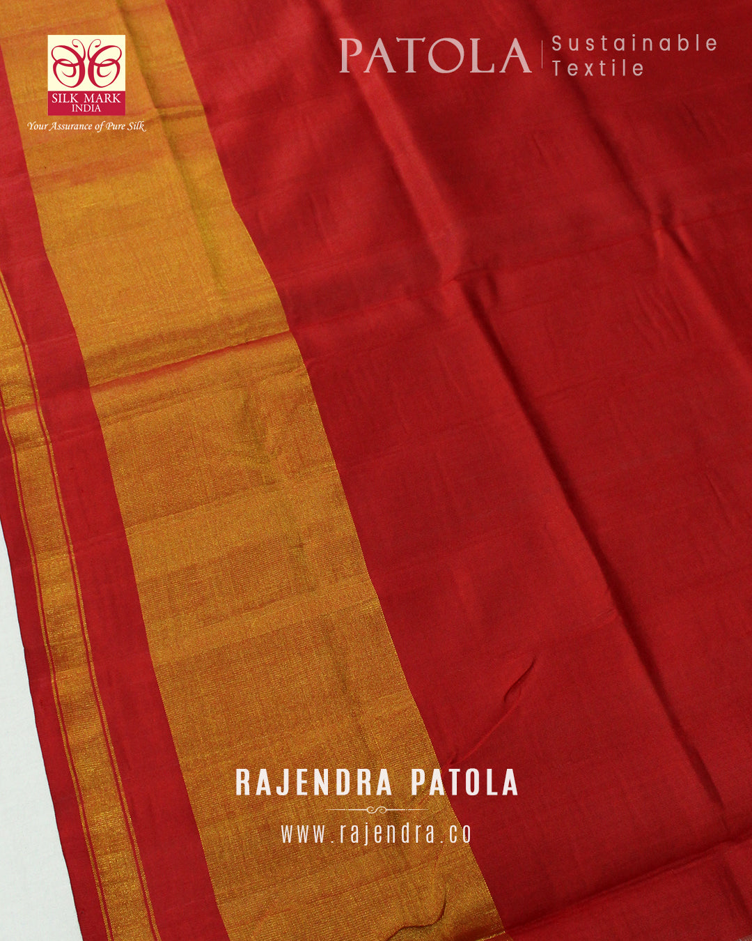 Traditional Panchanda Bhat Single Ikat Rajkot Patola Saree