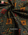 Traditional Panchanda Bhat Black Single Ikat Rajkot Patola Saree