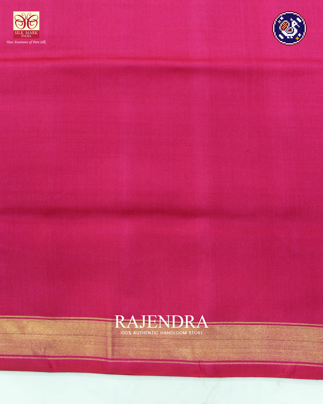 Traditional Panchanda Design Peach Pink Rajkot Patola Saree