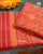 Traditional Panchanda Design Peach Single Ikat Rajkot Patola Dupatta