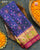 Traditional Panchanda Design Pink and Blue Single Ikat Rajkot Patola Saree